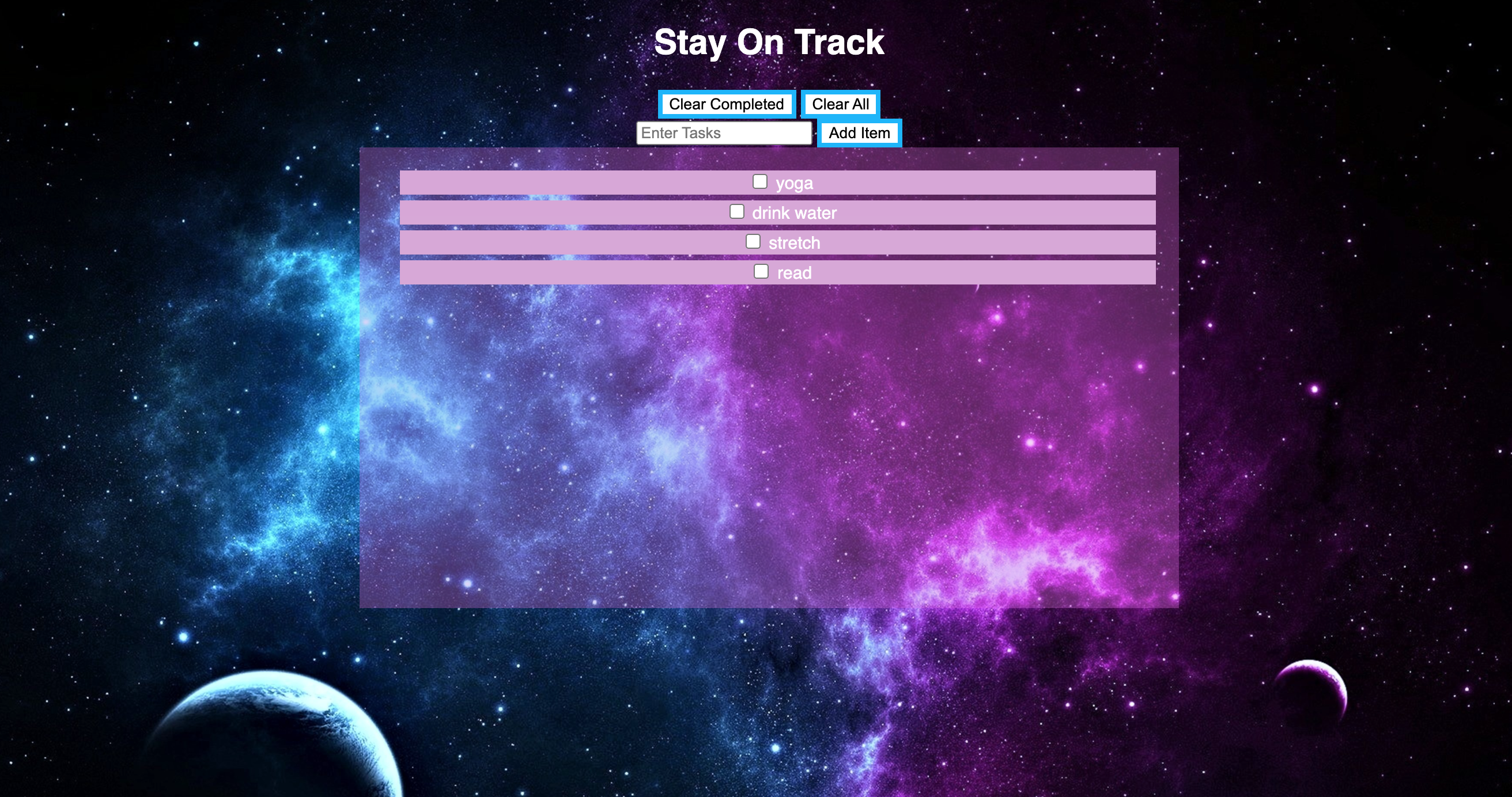 to do list